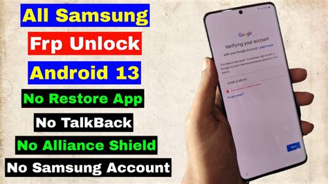 Finally All Samsung FRP Bypass 2023 Android 13 | All Samsung Frp Unlock/Bypass Google Account ...