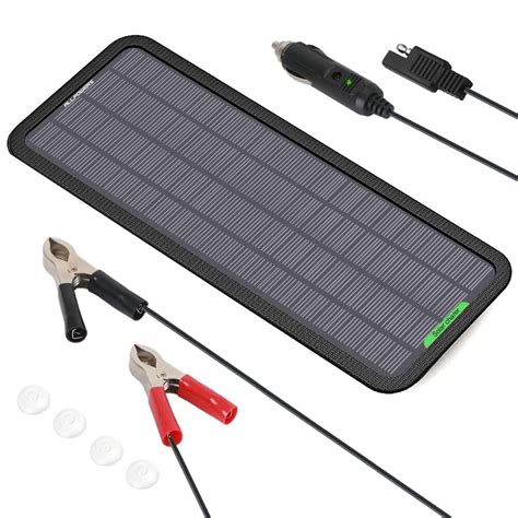 ALLPOWERS 18V 5W 10W Portable Solar Car Battery Charger