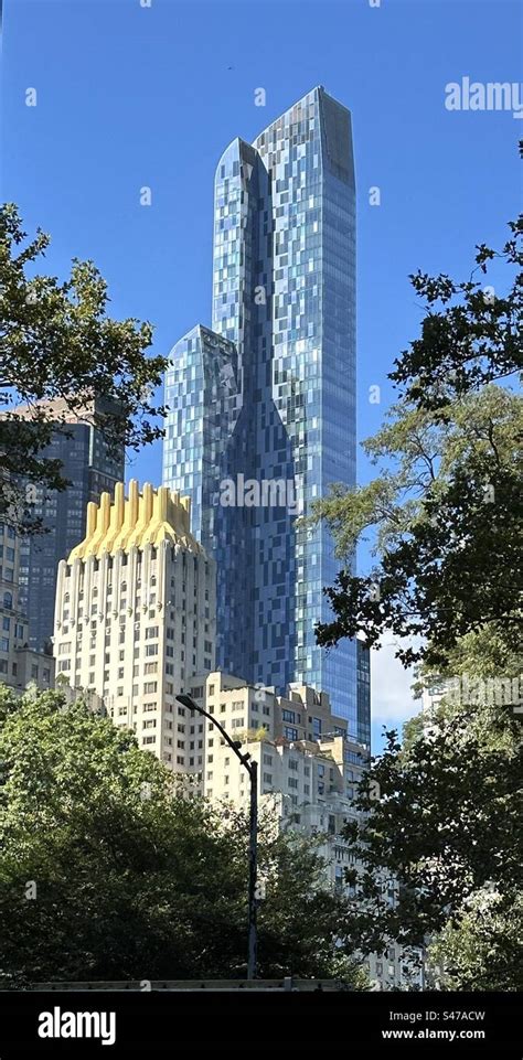 Central Park Skyline Stock Photo - Alamy