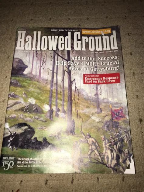 HALLOWED GROUND MAGAZINE American History Civil War Trust 2011 Vol 12 ...