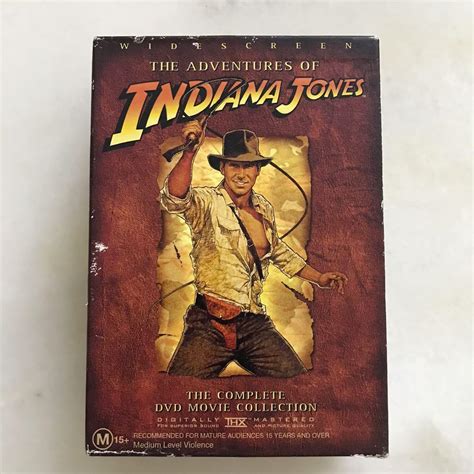 Indiana Jones Box Set DVD (Region 4), Hobbies & Toys, Music & Media ...