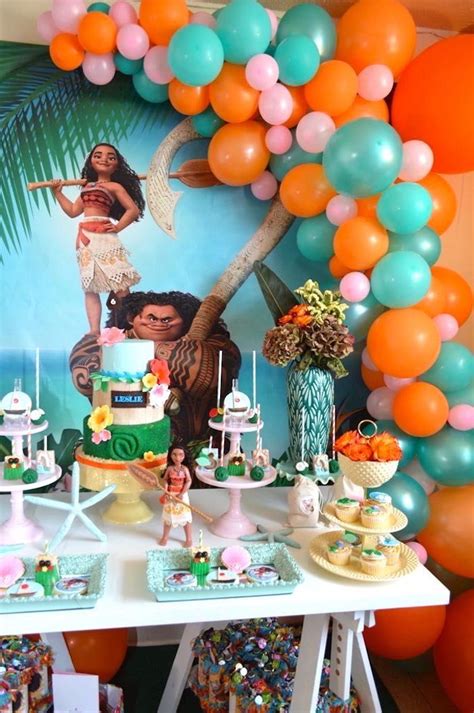 Chic Moana Birthday Party | Kara's Party Ideas | Moana birthday, Moana ...