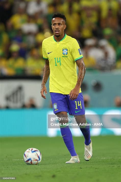 Eder Militao of Brazil during the FIFA World Cup Qatar 2022 quarter ...