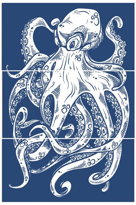 Octopus Art Octopus Wall Art Octopus Print Octopus