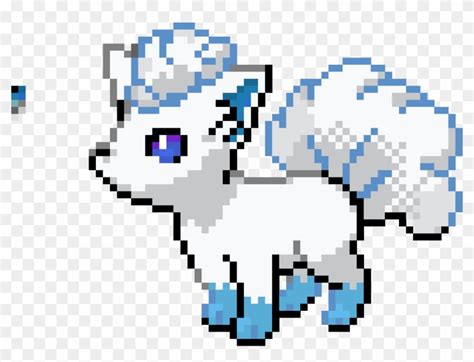 Download Alolan Vulpix Pixel Art Clipart Png Download - PikPng