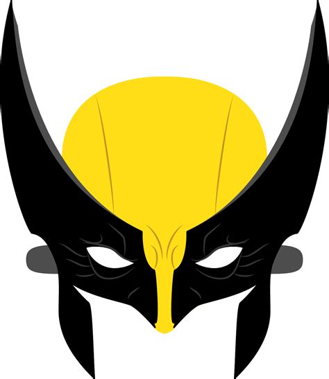 X-Men Wolverine Cosplay Mask FOAM Pepakura File Template ...