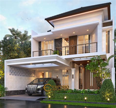 Desain Rumah Modern 2 Lantai Bapak ATN di Bekasi, Jawa Barat