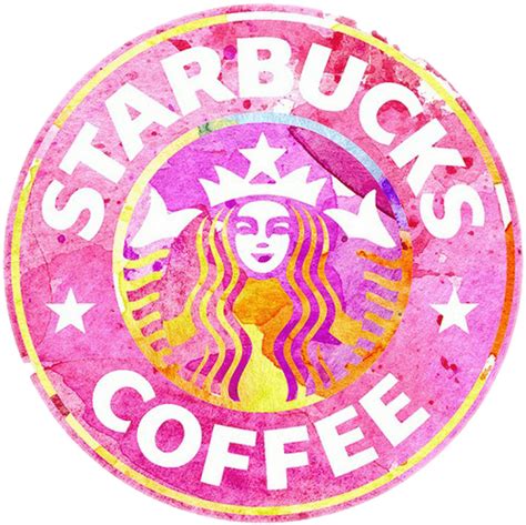 Pink Starbucks Logo - LogoDix