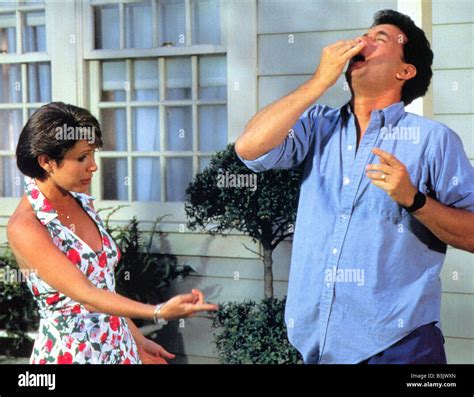 THE BURBS 1988 UIP film with Tom Hanks and Carrie Fisher Stock Photo ...