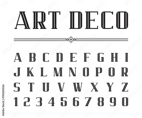 Art Deco Font