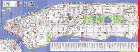 NYC Map by VanDam | NYC Downtown StreetSmart Map | City Street Maps of NYC | $8.95