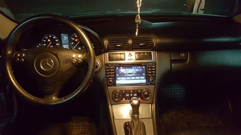 Mercedes w203 c230 2005 gear consol audio system navigation radio Mercedes Benz C230 kompressor ...