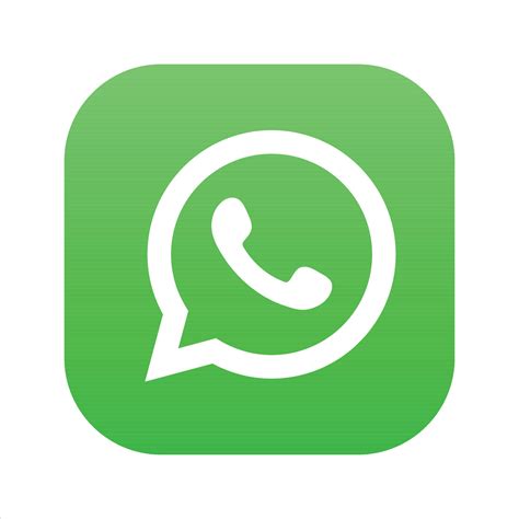 Whatsapp Icon, iOS Whatsapp Social Media Logo On White Background, Free Vector 13901824 Vector ...