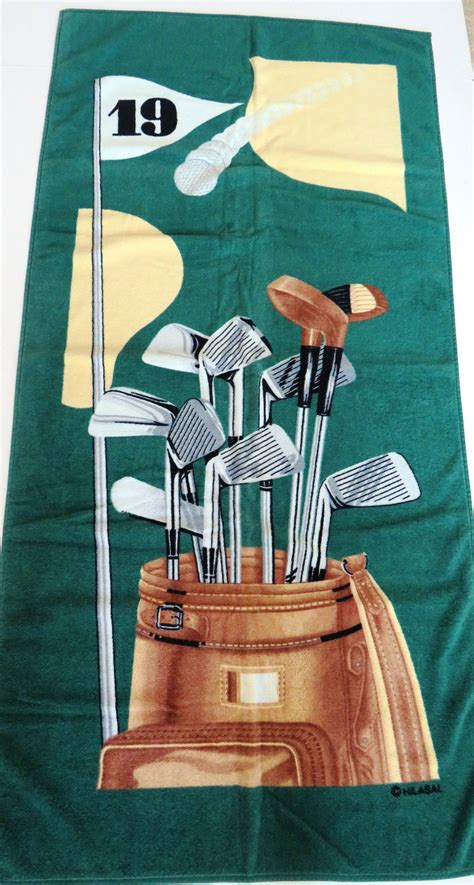 Vintage Golf Theme Beach Towel by Kilasal 19th Hole Novelty | Etsy in 2021 | Beach towel, Fun ...