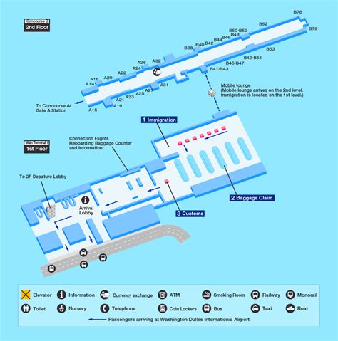 Dulles Airport Parking Map - South Carolina On The Map