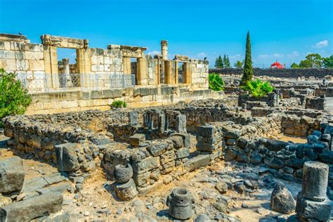 Ruins of an Ancient Town Capernaum in Israel Editorial Photography ...