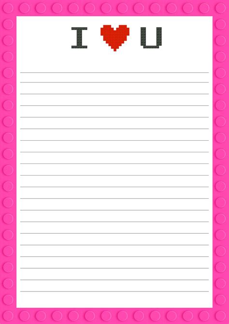 9 Best Images of Love Letter Templates Printable - Free Printable Love Letter Paper, Letter ...