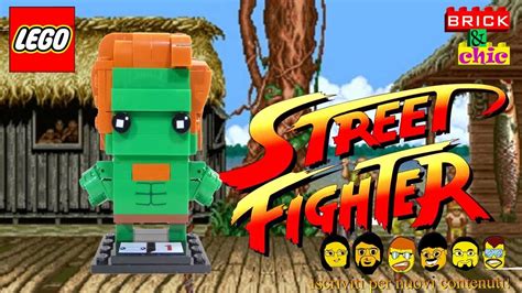 Lego Street Fighter Custom Moc Brickheadz Blanka - YouTube