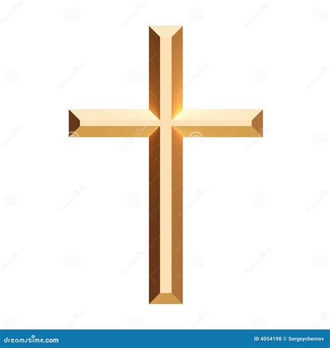 Gold Cross Vector Illustration | CartoonDealer.com #20333896