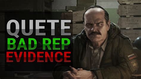 Guide Escape from Tarkov - Quête : Bad Rep Evidence - YouTube