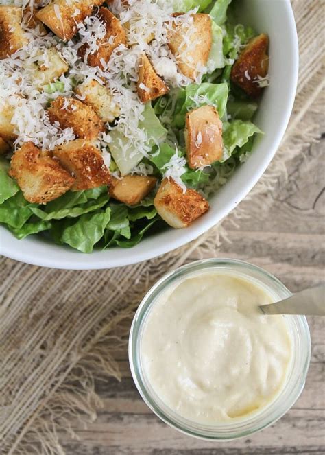 Caesar Salad Dressing Recipe {5 Minutes!} + VIDEO | Lil' Luna