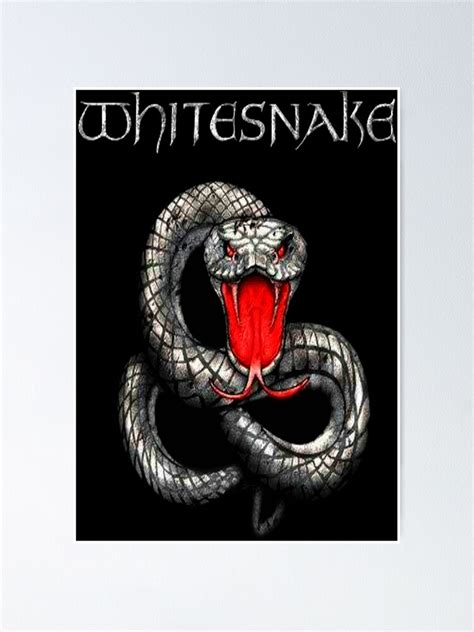 "whitesnake new logo" Poster for Sale by McMeekin24 | Redbubble