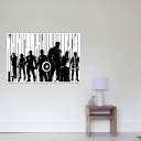 Avengers Black And White Art jumbo size poster Paper Print - Abstract posters in India - Buy art ...