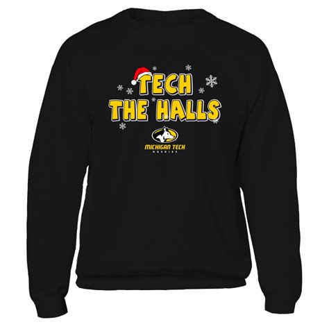 Michigan Tech Huskies - Christmas - Tech The Halls | FanPrint