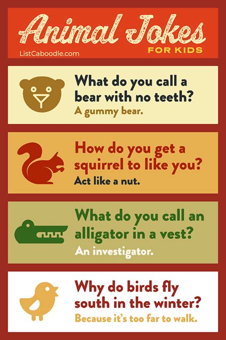 101+ Animal Jokes For Kids (Laugh-Out-Loud Fun!) | ListCaboodle