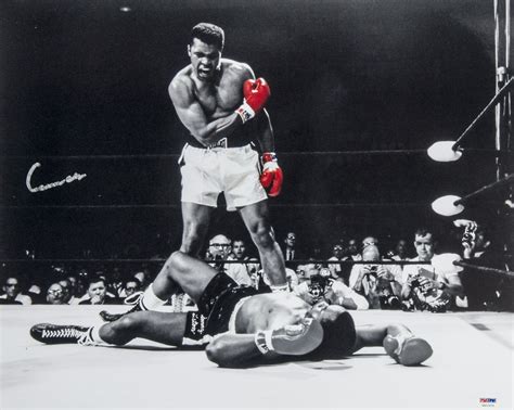 Lot Detail - Cassius Clay (Muhammad Ali) Signed 16x20 Photo- Ali Knocks ...