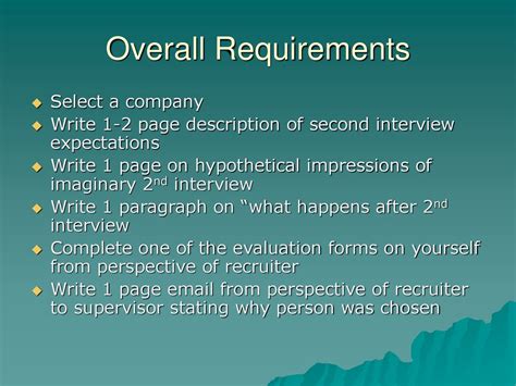 Secondary Interview Project 10 Fall ppt download