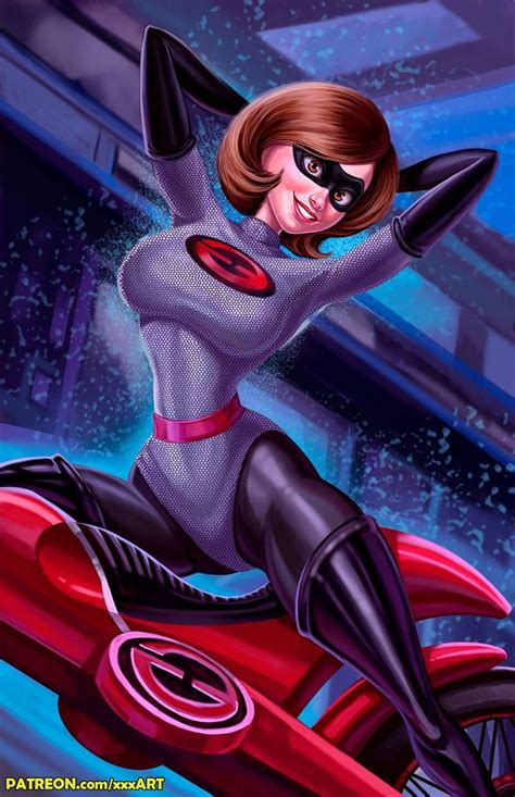 Elastigirl Thicc Fan Art