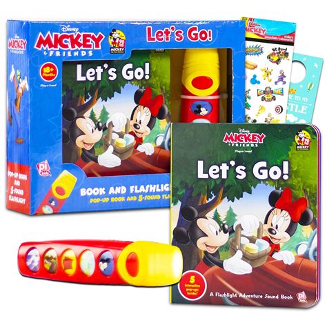 Disney Mickey Mouse Busy Books for Toddlers 2-4 | Interactive Sound Book Set with Storybook ...