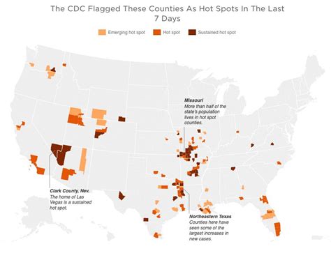 CDC map shows new COVID cases rampant in rural counties