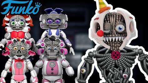 Funko FNaF Jumpscare Sister Location Action Figures ( CONCEPTS ) - YouTube