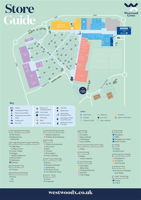 Centre Map | Westwood Cross Shopping Centre