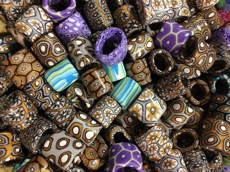 Kazuri Kenya 10 pieces of ceramic beads 22 mm handmade approx Jewelry ...