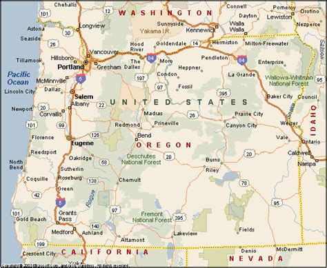 Portland oregon Counties Map | secretmuseum