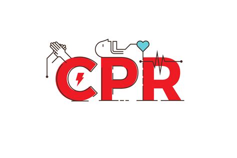 CPR word design illustration 545038 Vector Art at Vecteezy