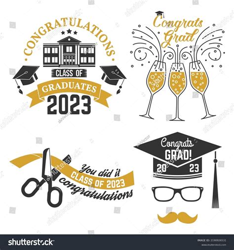 Set Vector Class 2023 Badges Concept Stock Vector (Royalty Free) 2190926531 | Shutterstock