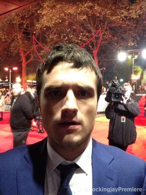 Josh Hutcherson at the world premiere of The Hunger Games: Mockingjay Part 1 , 10 Nov 2014 ...