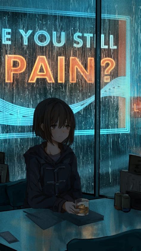 Sad Anime Character