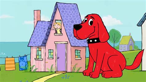 Download Clifford The Big Red Dog Small House Wallpaper | Wallpapers.com