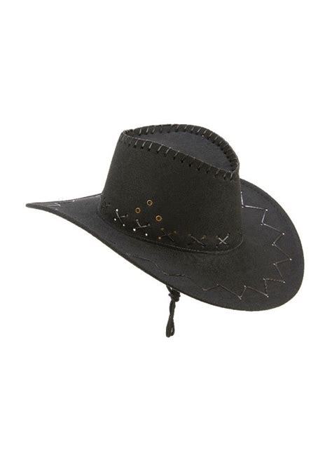 Sombrero de vaquero color negro - Idealfiestas.com