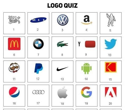 Logo Quiz | Logo quiz, Quiz, Beading tutorials