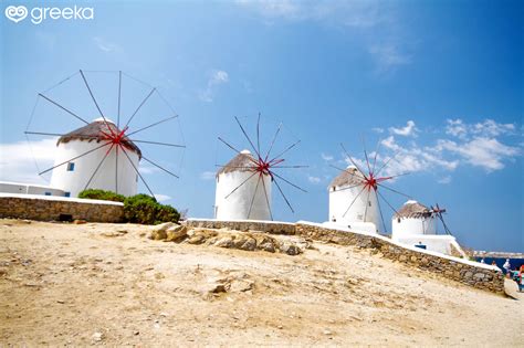 Windmills in Mykonos, Greece | Greeka