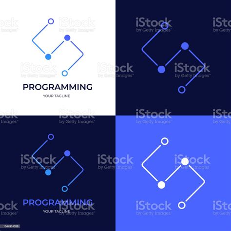 Vector Logo For Programming Logo Design For Layout Stock Illustration ...