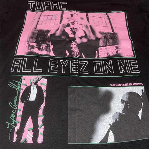 2pac all eyez on me graphic tee tshirt Tupac... - Depop