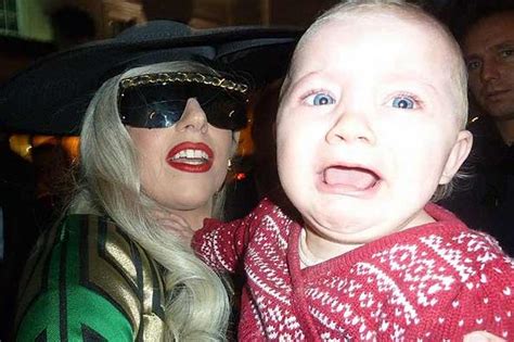 Lady Gaga: Baby ends up bawling as star gives her a cuddle - Mirror Online