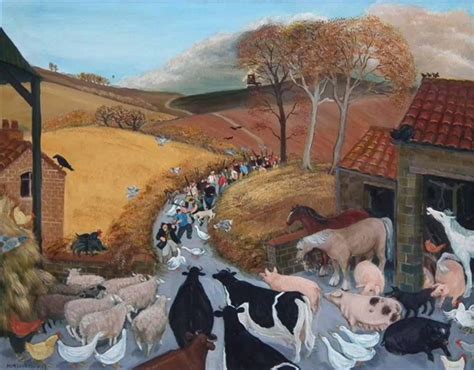 Margaret Loxton | Animal Farm - Before the Battle of the Cowshed (1984) | MutualArt